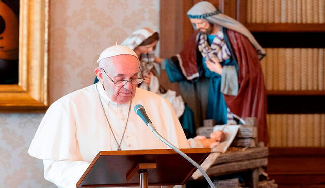 El último sábado, el papa condenó los hechos ocurridos el 6 de enero en Estados Unidos. Foto: AFP