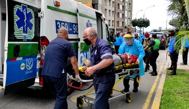 Mujer se encuentra estable y permanece en el hospital Casimiro Ulloa. Foto: WhatsApp GLR