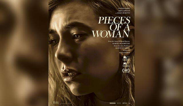 Pieces of a Woman, una película producida por Martin Scorsese. Foto: difusión