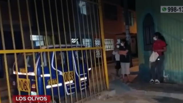 Ladrones huyeron del lugar tras atacar al joven. Foto: captura de América TV