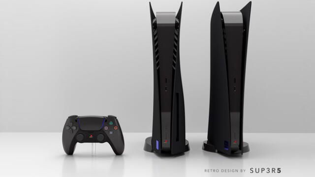 La PS5 con diseño retro de PlayStation 5 se pondrá a la venta a partir del 8 de enero. Foto: SUP3R5