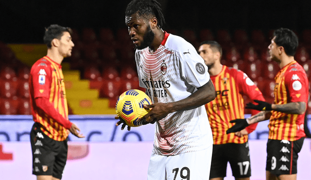 Benevento fue superado como local por Milan la jornada anterior. Foto: AFP