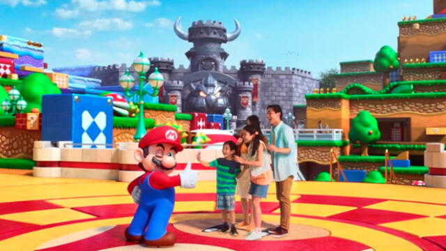 Super Nintendo World es el parque de atracciones de Nintendo que acaba de lanzar su web para tours virtuales. Foto: Nintendo