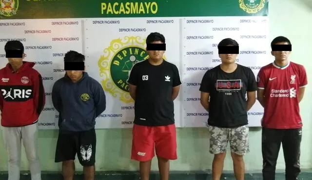 Los detenidos fueron atrapados en sus domicilios de la provincia de Pacasmayo. Foto: PNP