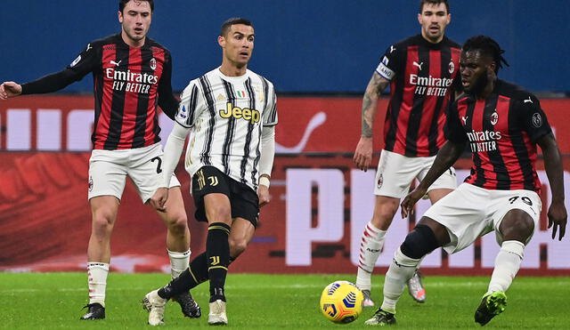 Juventus recibe en casa al AC Milan en Turín este domingo 9 de mayo por la Serie A. Foto: AFP