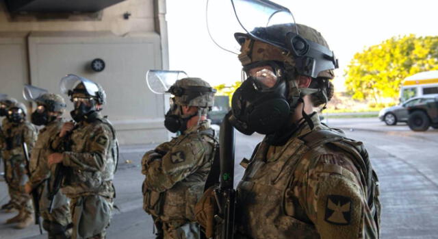 Todo lo que debes saber sobre la Guardia Nacional de Estados Unidos. Foto: AFP Todo lo que debes saber sobre la Guardia Nacional de Estados Unidos. Foto: AFP