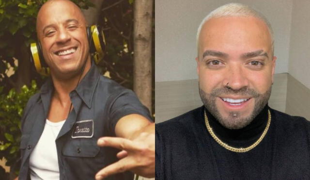 El cantante y el actor sorprenden a sus seguidores. Foto: composición Vin Diesel/Instagram, Nacho/Instagram