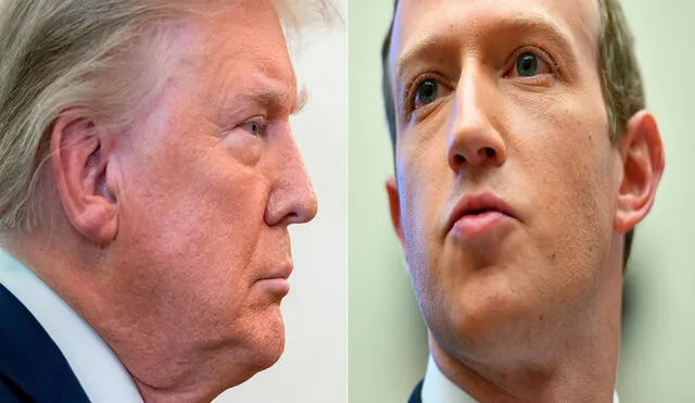 Trump no usará Facebook e Istagram "por tiempo indefinido y al menos durante las próximas dos semanas, hasta que se complete la transición pacífica del poder", apuntó Zuckerberg. Foto: AFP