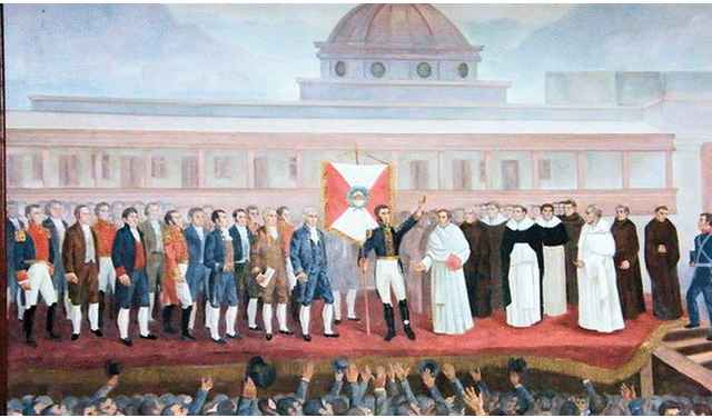 La proclamación de la independencia del Perú ocurrió un 28 de julio de 1821. Foto: difusión