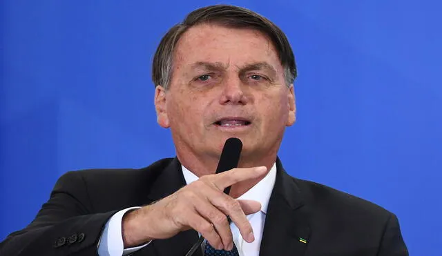 Jair Bolsonaro se abstuvo nuevamente de condenar el asalto al Congreso de Estados Unidos. Foto: AFP