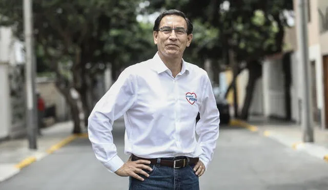 Martín Vizcarra encabeza la lista al Congreso de Somos Perú para las elecciones de abril próximo. Foto: Aldair Mejía/La República