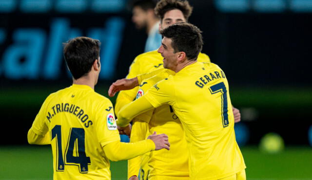 Villarreal le metió cuatro goles en un tiempo a Celta de Vigo. Foto: Twitter/@VillarrealCF