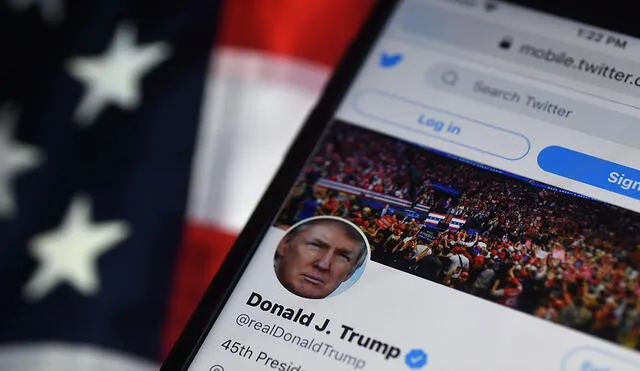 Donald Trump era un asiduo usuario de Twitter, ya que utilizaba la plataforma con frecuencia. Foto: AFP