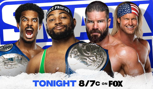 The Street Profits y Robert Roode y Dolph Ziggler se medirán en WWE SmackDown. Foto: WWE