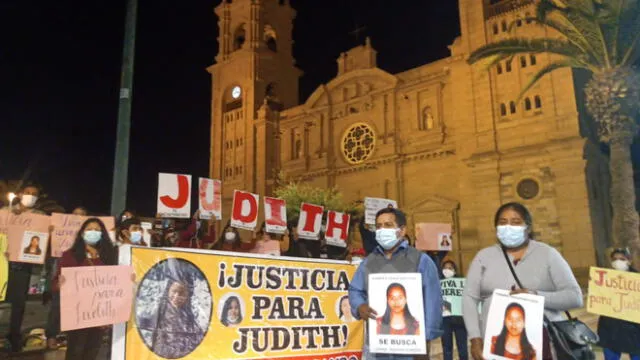 Familiares realizan vigilias y marchas para ubicar a joven desaparecida en Tacna. Foto: La República