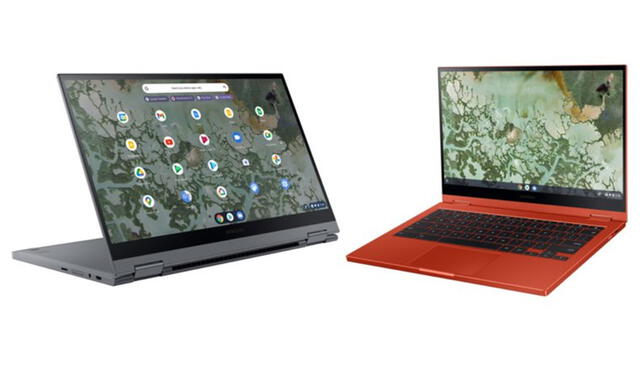 El dispositivo 2 en 1 está disponible en dos colores: gris y rojo. Foto: Samsung