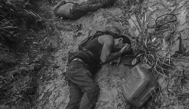 Mochileros muertos en enfrentamiento. Imagen tomada por la Policía.