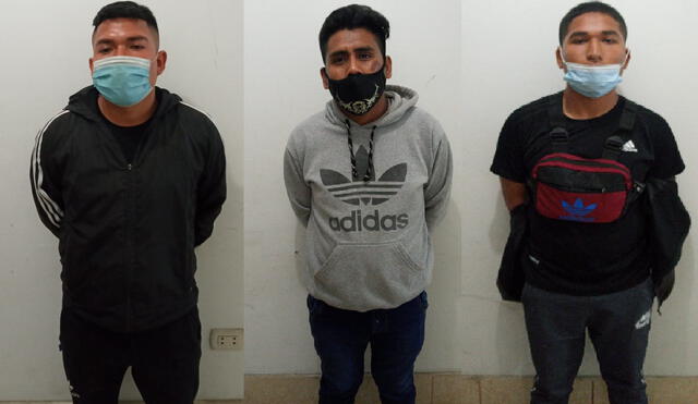 Los sujetos fueron capturados en el interior de un automóvil que era usado para sus asaltos. Foto: PNP