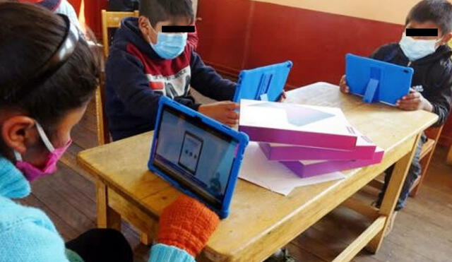 En Lambayeque, solo se entregaron 33 de las 26.650 tablets destinadas a escolares, según la Gerencia Regional de Educación. Foto: Andina