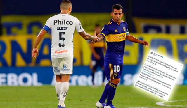 Santos FC recibe a Boca Juniors este miércoles 13 de enero por las semifinales de Copa Libertadores 2020-21. Foto: AFP