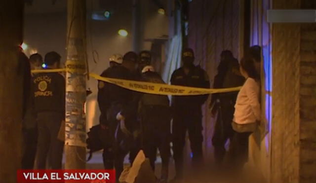 Policía Nacional del Perú realizó las diligencias en el sector de Velasco con Pachacutec en Villa El Salvador. Foto: captura de América