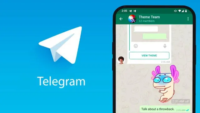 El nuevo tema de Telegram está disponible para iPhone y teléfonos Android. Foto: composición/La República
