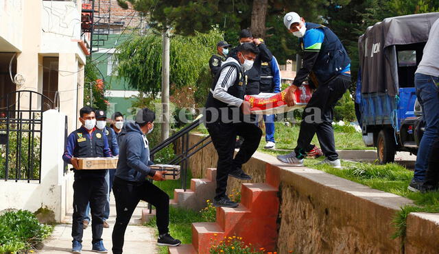 Policía y Fiscalía investigará procedencia de cartuchos. Foto: Juan Carlos Cisneros/La República