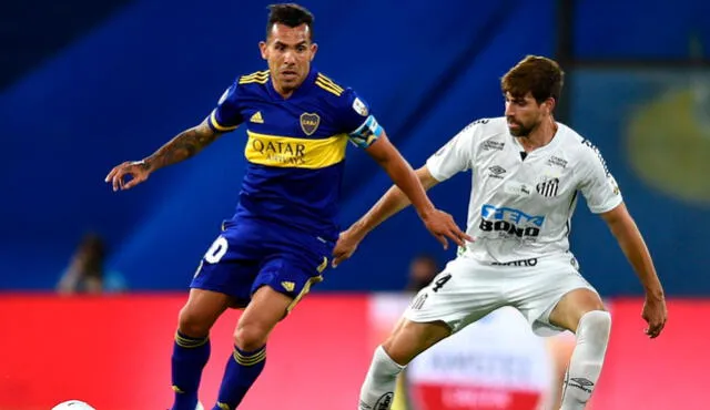 Boca Juniors y Santos jugarán su pase a la final de la Copa Libertadores. Foto: EFE