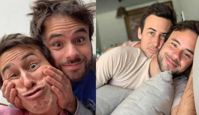 El actor pide a sus seguidores que saluden a su pareja. Foto: Bruno Ascenzo/Instagram