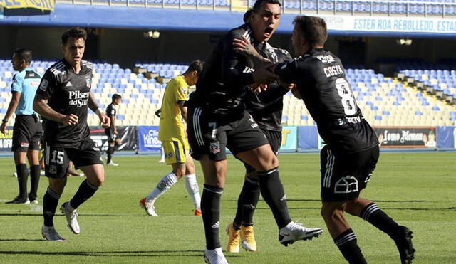 La celebración de Gabriel Costa tras salvar a Colo Colo de la derrota. Foto: Campeonato Nacional