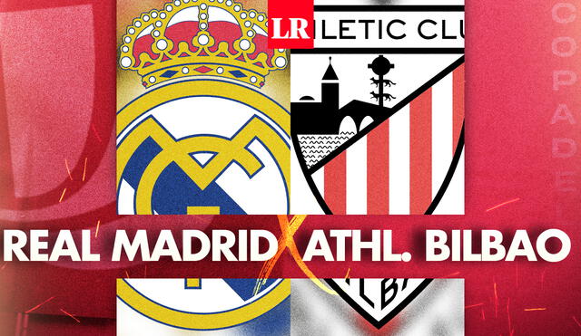 Real Madrid y Athletic de Bilbao se verán las caras en la segunda llave de la Supercopa de España. Foto: composición de Fabrizio Oviedo / La República
