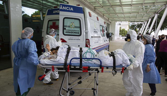 El Gobierno de Manaos anunció que enviará a 235 pacientes que requieren oxígeno a otras entidades. Foto: AFP