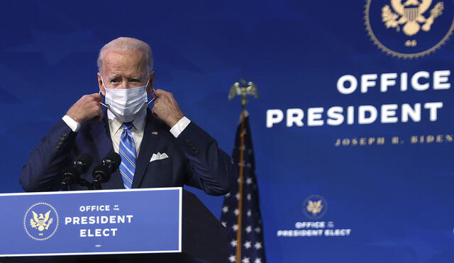 El próximo 20 de enero será el acto de investidura de Joe Biden como presidente de Estados Unidos. Foto: AFP