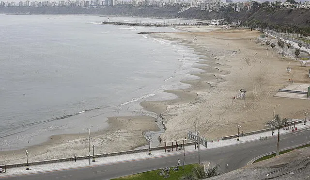 Costa Verde. Las playas estarán cerradas hasta el 31 de enero para evitar los contagios. Foto: difusión
