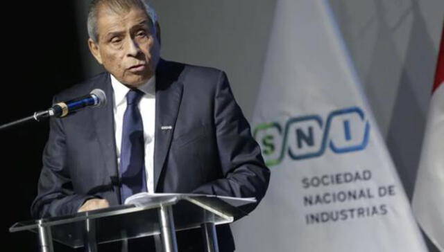 Ricardo Márquez, presidente de la Sociedad Nacional de Industrias.