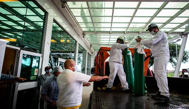 Amazonas se queda sin oxígeno para atender a pacientes de COVID-19. Foto: EFE