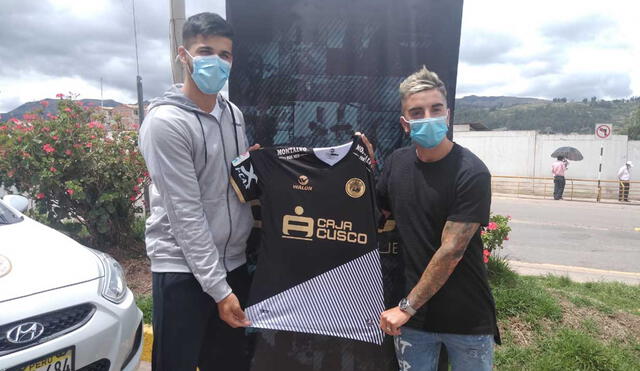 Uruguayos Gonzalo Rizzo y Matías Abisab son nuevos jugadores de Cusco FC. Foto: Prensa Cusco FC
