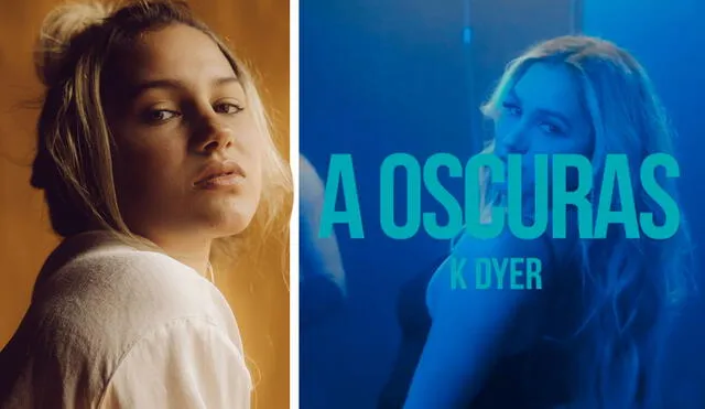 K Dyer espera que su nuevo sencillo "A oscuras" se convierta en el reggaetón del verano. Foto: composición K Dyer/ Instagram