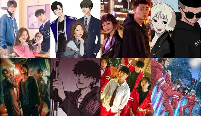 Dramas coreanos del 2020 basados en webtoons y dónde verlos online. Foto: composición tvN/Netflix/jTBC/ONC