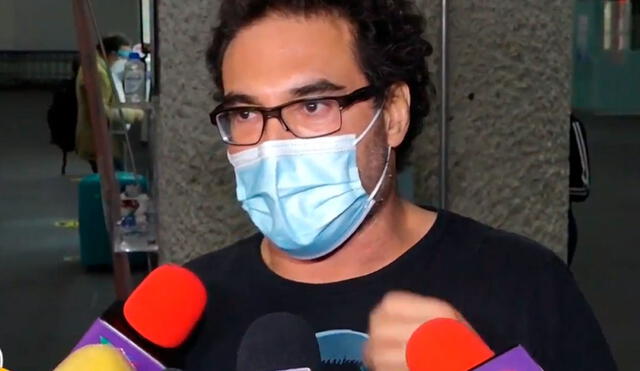 Eduardo Yáñez no toleró una pregunta sobre el actor Pablo Minor y terminó agrediendo a un reportero. Foto: captura Un nuevo día