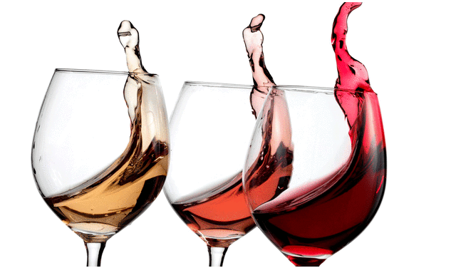 Los vinos blanco, rosado y tinto son los tipos más conocidos de esta bebida. Foto: difusión