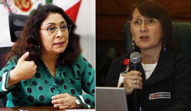 Mazzetti y Bermúdez asumieron sus cargos de ministra el último 18 de noviembre. Foto: composición/La República