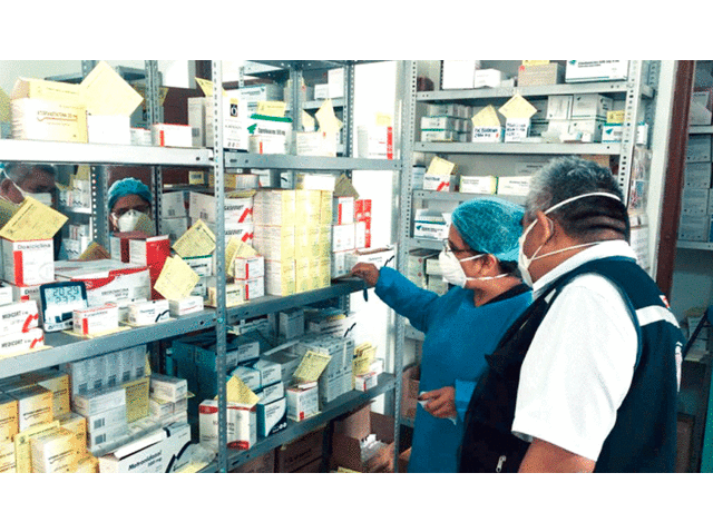 La Geresa garantizó el abastecimiento y las buenas prácticas de almacenamiento de medicamentos. Foto: Gerencia Regional de Salud
