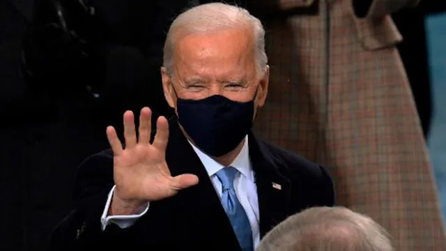 Boris Jonhson dijo que estaba "impaciente" por trabajar con Biden. Foto: AFP