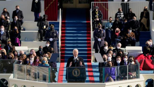 Joe Biden se dirigirá a Estados Unidos con su primer discurso como presidente. Foto: AFP