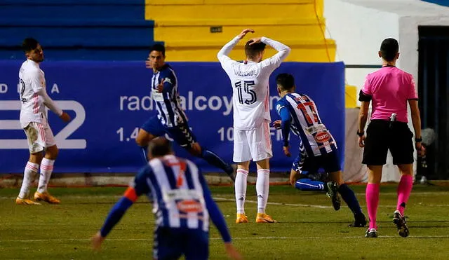 Alcoyano eliminó al Real Madrid de la Copa del Rey 2020-2021. Foto: EFE