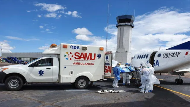 El médico Abel Aguilar fue trasladado a Lima de emergencia. Foto: Colegio Médico del Perú