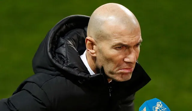 Zidane declaró post partido del Real Madrid. Foto: EFE