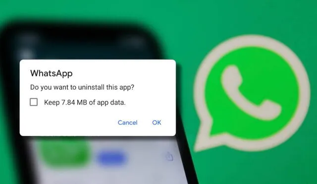 Un punto clave de lo anunciado por WhatsApp es que podrían transcurrir hasta 90 días antes de que tu información se elimine una vez desinstales la aplicación. Foto: HD Tecnología/Android Police