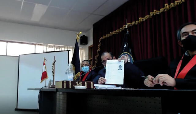 Presunta suplantación de identidad ocurrió en audiencia del juzgado de Huancavelica. Foto: difusión